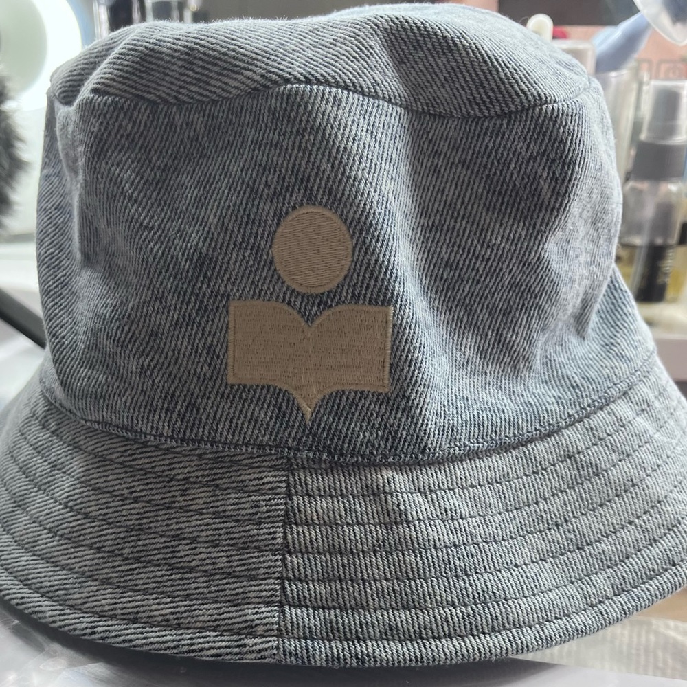 Isabel Marant Denim Bucket Hat in size medium